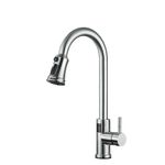 Casa si Gradina - Sanitare - Chiuveta bucatarie si accesorii - Baterii bucatarie - Baterie chiuveta bucatarie, Blackswan, Tip M326, model nichel cu afisaj LCD, senzor si 3 moduri, dimensiune 44 cm - Infinity.ro