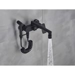 Casa si Gradina - Sanitare - Chiuveta bucatarie si accesorii - Baterii bucatarie - Baterie chiuveta bucatarie, Blackswan, Tip M201, cu doua moduri, model negru, dimensiune 24.5 cm - Infinity.ro