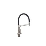 Casa si Gradina - Sanitare - Chiuveta bucatarie si accesorii - Baterii bucatarie - Baterie chiuveta bucatarie, Blackswan, Tip M17 cu iesire pentru apa purificata, model nichel/ negru, dimensiune 45 cm - Infinity.ro