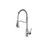 Casa si Gradina - Sanitare - Chiuveta bucatarie si accesorii - Baterii bucatarie - Baterie chiuveta bucatarie, Blackswan, Tip M322, model nichel cu 3 moduri si dus retractabil, dimensiune 49 cm - Infinity.ro