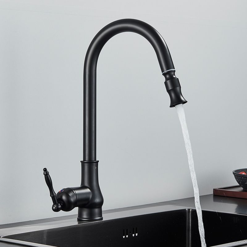 Casa si Gradina - Sanitare - Chiuveta bucatarie si accesorii - Baterii bucatarie - Baterie chiuveta bucatarie, Blackswan, Tip M236, model negru mat, dimensiune 41 cm - Infinity.ro