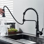 Casa si Gradina - Sanitare - Chiuveta bucatarie si accesorii - Baterii bucatarie - Baterie chiuveta bucatarie, Blackswan, Tip M140, 2 moduri, model negru mat, dimensiune 41 cm - Infinity.ro