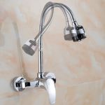 Casa si Gradina - Sanitare - Chiuveta bucatarie si accesorii - Baterii bucatarie - Baterie chiuveta bucatarie, Blackswan, Tip M200, cu doua moduri, model crom lucios, dimensiune 44 cm - Infinity.ro