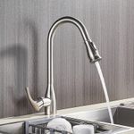 Casa si Gradina - Sanitare - Chiuveta bucatarie si accesorii - Baterii bucatarie - Baterie chiuveta bucatarie, Blackswan, Tip M222, cu doua moduri, model nichel, dimensiune 41.5 cm - Infinity.ro