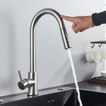 Casa si Gradina - Sanitare - Chiuveta bucatarie si accesorii - Baterii bucatarie - Baterie chiuveta bucatarie, Blackswan, Tip M31 cu senzor, model nichel mat, dimensiune 42.5 cm - Infinity.ro