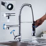 Casa si Gradina - Sanitare - Chiuveta bucatarie si accesorii - Baterii bucatarie - Baterie chiuveta bucatarie, Blackswan, Tip M113 cu 2 moduri, crom, 50 cm - Infinity.ro