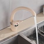 Casa si Gradina - Sanitare - Chiuveta bucatarie si accesorii - Baterii bucatarie - Baterie chiuveta bucatarie, Blackswan, Tip M266, model bej cu puncte, dimensiune 30 cm - Infinity.ro