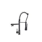 Casa si Gradina - Sanitare - Chiuveta bucatarie si accesorii - Baterii bucatarie - Baterie chiuveta bucatarie, Blackswan, Tip M125 cu 2 moduri, negru antichizat, 47 cm - Infinity.ro