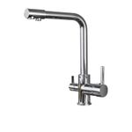 Casa si Gradina - Sanitare - Chiuveta bucatarie si accesorii - Baterii bucatarie - Baterie chiuveta bucatarie, Blackswan, Tip M3 cu iesire pentru apa purificata, model crom, dimensiune 33 cm - Infinity.ro
