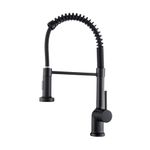 Casa si Gradina - Sanitare - Chiuveta bucatarie si accesorii - Baterii bucatarie - Baterie chiuveta bucatarie, Blackswan, Tip M157, 2 moduri, model negru mat, dimensiune 45 cm - Infinity.ro
