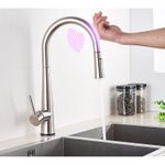 Casa si Gradina - Sanitare - Chiuveta bucatarie si accesorii - Baterii bucatarie - Baterie chiuveta bucatarie, Blackswan, Tip M27 cu senzor, model nichel, dimensiune 47 cm - Infinity.ro