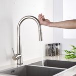 Casa si Gradina - Sanitare - Chiuveta bucatarie si accesorii - Baterii bucatarie - Baterie chiuveta bucatarie, Blackswan, Tip M27 cu senzor, model nichel, dimensiune 47 cm - Infinity.ro