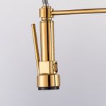 Casa si Gradina - Sanitare - Chiuveta bucatarie si accesorii - Baterii bucatarie - Baterie chiuveta bucatarie, Blackswan, Tip M128 cu 2 moduri, negru/ auriu, 47 cm - Infinity.ro