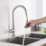 Casa si Gradina - Sanitare - Chiuveta bucatarie si accesorii - Baterii bucatarie - Baterie chiuveta bucatarie, Blackswan, Tip M27 cu senzor, model nichel, dimensiune 47 cm - Infinity.ro
