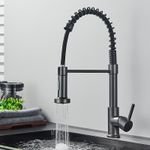 Casa si Gradina - Sanitare - Chiuveta bucatarie si accesorii - Baterii bucatarie - Baterie chiuveta bucatarie, Blackswan, Tip M237, model gri antracit, dimensiune 44 cm - Infinity.ro