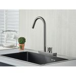 Casa si Gradina - Sanitare - Chiuveta bucatarie si accesorii - Baterii bucatarie - Baterie chiuveta bucatarie, Blackswan, Tip M344, model gri antracit cu 2 moduri si pipa rotativa, dimensiune 36.5 cm - Infinity.ro