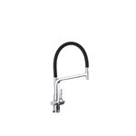 Casa si Gradina - Sanitare - Chiuveta bucatarie si accesorii - Baterii bucatarie - Baterie chiuveta bucatarie, Blackswan, Tip M16 cu iesire pentru apa purificata, model crom/ negru, dimensiune 45 cm - Infinity.ro