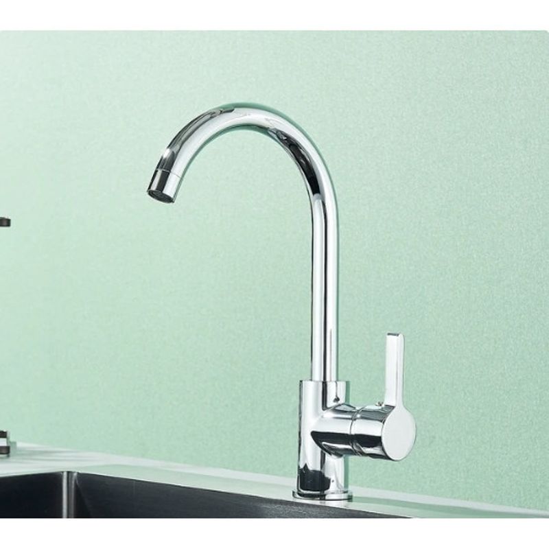 Casa si Gradina - Sanitare - Chiuveta bucatarie si accesorii - Baterii bucatarie - Baterie chiuveta bucatarie, Blackswan, Tip M360, model crom, dimensiune 35 cm - Infinity.ro
