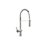 Casa si Gradina - Sanitare - Chiuveta bucatarie si accesorii - Baterii bucatarie - Baterie chiuveta bucatarie, Blackswan, Tip M363, model nichel mat, cu dus mobil cu 2 moduri, dimensiune 52 cm - Infinity.ro