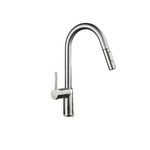Casa si Gradina - Sanitare - Chiuveta bucatarie si accesorii - Baterii bucatarie - Baterie chiuveta bucatarie, Blackswan, Tip M384 cu 2 moduri si dus extractibil, model nichel, dimensiune 39 cm - Infinity.ro