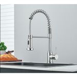 Casa si Gradina - Sanitare - Chiuveta bucatarie si accesorii - Baterii bucatarie - Baterie chiuveta bucatarie, Blackswan, Tip M367, model nichel, cu dus mobil si 2 moduri, dimensiune 41 cm - Infinity.ro