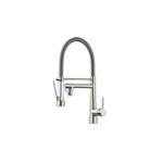 Casa si Gradina - Sanitare - Chiuveta bucatarie si accesorii - Baterii bucatarie - Baterie chiuveta bucatarie, Blackswan, Tip M354, model nichel, cu LED si dus mobil, dimensiune 49 cm - Infinity.ro