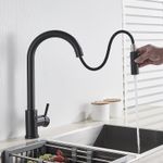 Casa si Gradina - Sanitare - Chiuveta bucatarie si accesorii - Baterii bucatarie - Baterie chiuveta bucatarie, Blackswan, Tip M40 cu smart senzor, model negru, dimensiune 40 cm - Infinity.ro