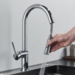 Casa si Gradina - Sanitare - Chiuveta bucatarie si accesorii - Baterii bucatarie - Baterie chiuveta bucatarie, Blackswan, Tip M383 cu 2 moduri si dus extractibil, model crom, dimensiune 39 cm - Infinity.ro