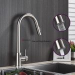 Casa si Gradina - Sanitare - Chiuveta bucatarie si accesorii - Baterii bucatarie - Baterie chiuveta bucatarie, Blackswan, Tip M42 cu smart senzor, model nichel, dimensiune 40 cm - Infinity.ro