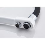 Casa si Gradina - Sanitare - Chiuveta bucatarie si accesorii - Baterii bucatarie - Baterie chiuveta bucatarie, Blackswan, Tip M50 cu iesire pentru apa purificata, model alb/ crom, dimensiune 43 cm - Infinity.ro