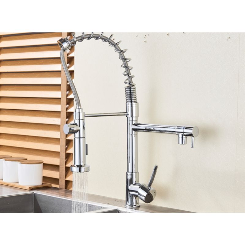Casa si Gradina - Sanitare - Chiuveta bucatarie si accesorii - Baterii bucatarie - Baterie chiuveta bucatarie, Blackswan, Tip M117 cu 2 moduri, crom lucios, 48 cm - Infinity.ro
