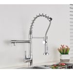 Casa si Gradina - Sanitare - Chiuveta bucatarie si accesorii - Baterii bucatarie - Baterie chiuveta bucatarie, Blackswan, Tip M117 cu 2 moduri, crom lucios, 48 cm - Infinity.ro