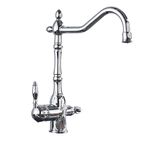 Casa si Gradina - Sanitare - Chiuveta bucatarie si accesorii - Baterii bucatarie - Baterie chiuveta bucatarie, Blackswan, Tip M173, cu iesire pentru apa purificata, model crom, dimensiune 34 cm - Infinity.ro