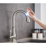 Casa si Gradina - Sanitare - Chiuveta bucatarie si accesorii - Baterii bucatarie - Baterie chiuveta bucatarie, Blackswan, Tip M93 cu senzor si 2 moduri, model nichel, dimensiune 42 cm - Infinity.ro