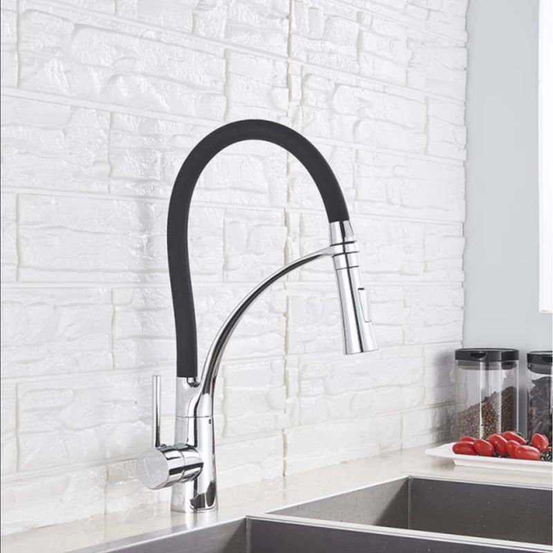 Casa si Gradina - Sanitare - Chiuveta bucatarie si accesorii - Baterii bucatarie - Baterie chiuveta bucatarie, Blackswan, Tip M60, model crom, dimensiune 44.5 cm - Infinity.ro