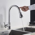 Casa si Gradina - Sanitare - Chiuveta bucatarie si accesorii - Baterii bucatarie - Baterie chiuveta bucatarie, Blackswan, Tip M83 cu senzor si 3 moduri, model crom, dimensiune 38 cm - Infinity.ro