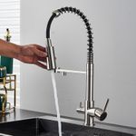 Casa si Gradina - Sanitare - Chiuveta bucatarie si accesorii - Baterii bucatarie - Baterie chiuveta bucatarie, Blackswan, Tip M249, model crom cu iesire pentru apa purificata, dimensiune 48 cm - Infinity.ro