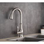Casa si Gradina - Sanitare - Chiuveta bucatarie si accesorii - Baterii bucatarie - Baterie chiuveta bucatarie, Blackswan, Tip M93 cu senzor si 2 moduri, model nichel, dimensiune 42 cm - Infinity.ro