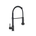 Casa si Gradina - Sanitare - Chiuveta bucatarie si accesorii - Baterii bucatarie - Baterie chiuveta bucatarie, Blackswan, Tip M156, cu senzor si 2 moduri, model negru mat, dimensiune 43 cm - Infinity.ro