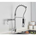 Casa si Gradina - Sanitare - Chiuveta bucatarie si accesorii - Baterii bucatarie - Baterie chiuveta bucatarie, Blackswan, Tip M112 cu 2 moduri, crom, 47 cm - Infinity.ro