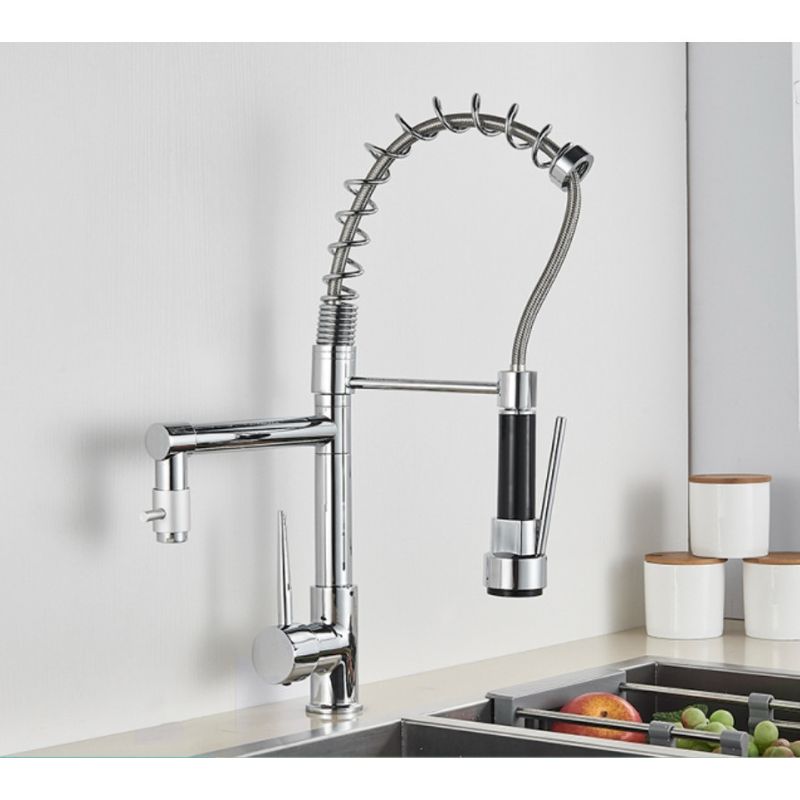 Casa si Gradina - Sanitare - Chiuveta bucatarie si accesorii - Baterii bucatarie - Baterie chiuveta bucatarie, Blackswan, Tip M112 cu 2 moduri, crom, 47 cm - Infinity.ro