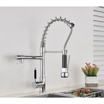 Casa si Gradina - Sanitare - Chiuveta bucatarie si accesorii - Baterii bucatarie - Baterie chiuveta bucatarie, Blackswan, Tip M115 cu 2 moduri, crom, 48 cm - Infinity.ro