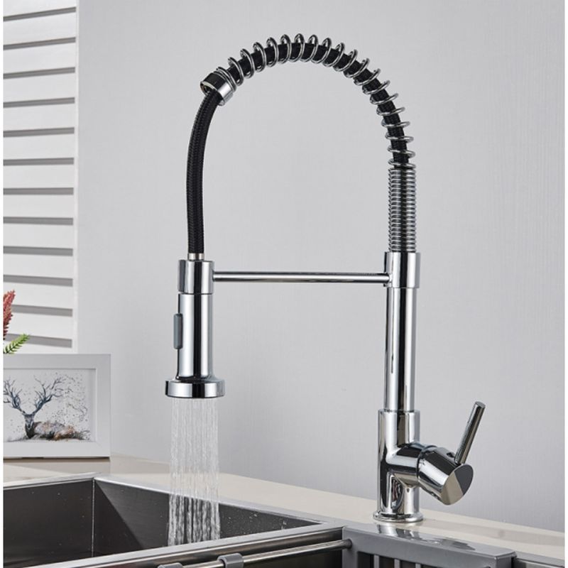 Casa si Gradina - Sanitare - Chiuveta bucatarie si accesorii - Baterii bucatarie - Baterie chiuveta bucatarie, Blackswan, Tip M103 cu 2 moduri, model crom, dimensiune 44 cm - Infinity.ro