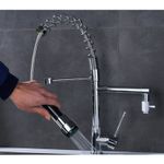 Casa si Gradina - Sanitare - Chiuveta bucatarie si accesorii - Baterii bucatarie - Baterie chiuveta bucatarie, Blackswan, Tip M112 cu 2 moduri, crom, 47 cm - Infinity.ro