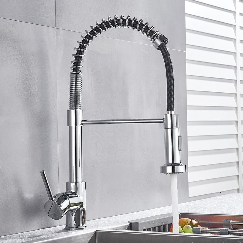 Casa si Gradina - Sanitare - Chiuveta bucatarie si accesorii - Baterii bucatarie - Baterie chiuveta bucatarie, Blackswan, Tip M103 cu 2 moduri, model crom, dimensiune 44 cm - Infinity.ro