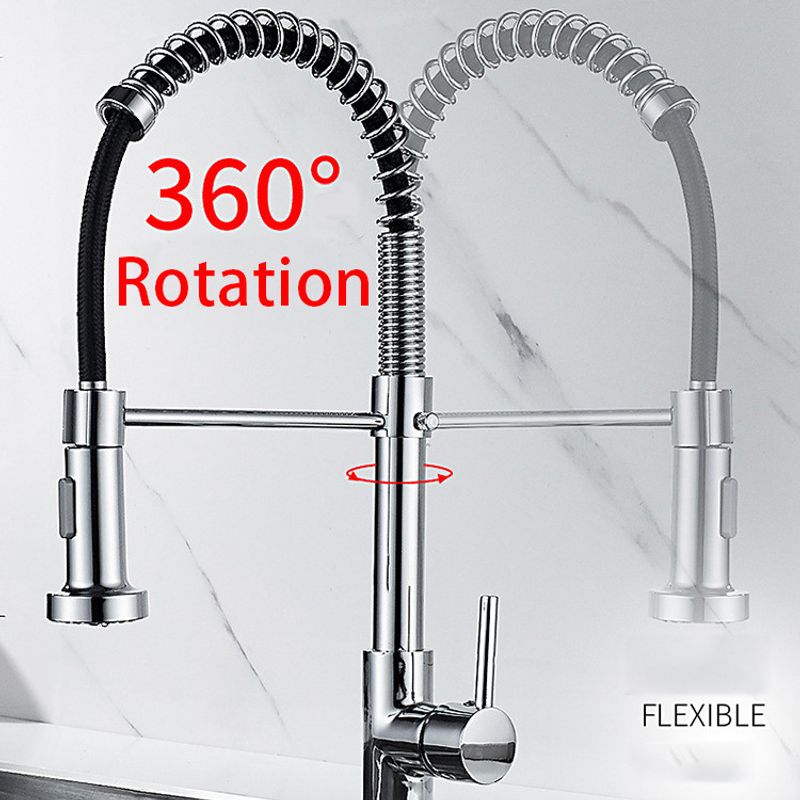 Casa si Gradina - Sanitare - Chiuveta bucatarie si accesorii - Baterii bucatarie - Baterie chiuveta bucatarie, Blackswan, Tip M103 cu 2 moduri, model crom, dimensiune 44 cm - Infinity.ro
