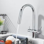 Casa si Gradina - Sanitare - Chiuveta bucatarie si accesorii - Baterii bucatarie - Baterie chiuveta bucatarie, Blackswan, Tip M389 cu iesire pentru apa purificata, dus mobil, model crom, dimensiune 38 cm - Infinity.ro