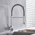 Casa si Gradina - Sanitare - Chiuveta bucatarie si accesorii - Baterii bucatarie - Baterie chiuveta bucatarie, Blackswan, Tip M103 cu 2 moduri, model crom, dimensiune 44 cm - Infinity.ro