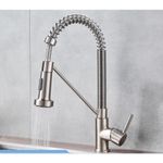Casa si Gradina - Sanitare - Chiuveta bucatarie si accesorii - Baterii bucatarie - Baterie chiuveta bucatarie, Blackswan, Tip M151, cu 2 moduri, model nichel, dimensiune 39 cm - Infinity.ro