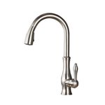Casa si Gradina - Sanitare - Chiuveta bucatarie si accesorii - Baterii bucatarie - Baterie chiuveta bucatarie, Blackswan, Tip M92 cu 2 moduri, model nichel, dimensiune 42 cm - Infinity.ro